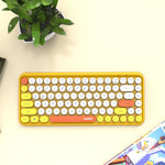 AJAZZ 308I Wireless Bluetooth Keyboard Mini Portable 84-Key Keyboard