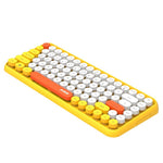 AJAZZ 308I Wireless Bluetooth Keyboard Mini Portable 84-Key Keyboard