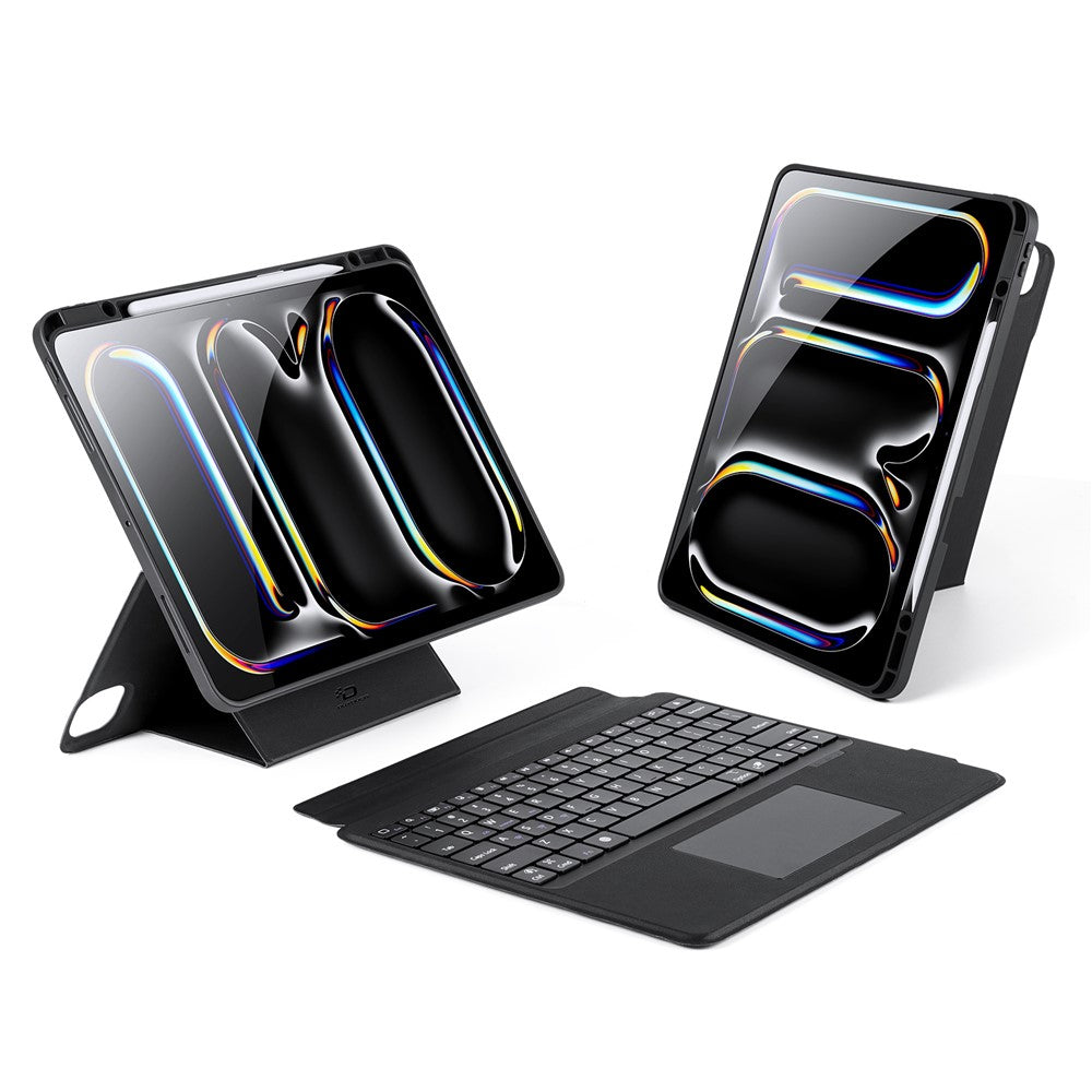 DUX DUCIS For iPad Pro 13 (2025) / 13 (2024) Stand Leather Cover with Detachable Bluetooth-compatible Keyboard
