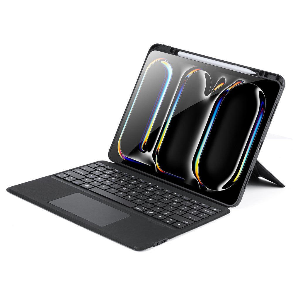 DUX DUCIS For iPad Pro 13 (2025) / 13 (2024) Stand Leather Cover with Detachable Bluetooth-compatible Keyboard