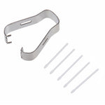 For Samsung Galaxy Note 8 N950 / Note9 N960 5Pcs Touch Stylus Tips Nibs with Metal Clip (Without Logo)