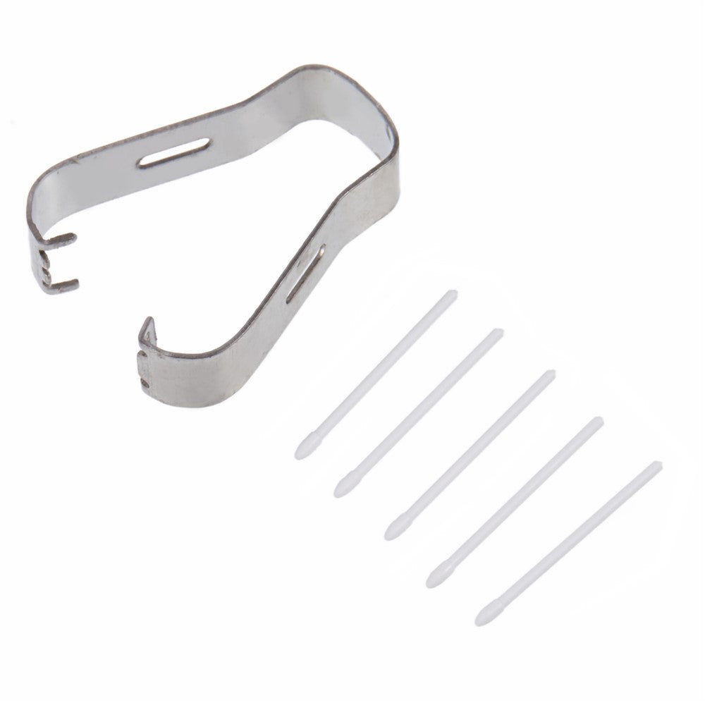 For Samsung Galaxy Note 8 N950 / Note9 N960 5Pcs Touch Stylus Tips Nibs with Metal Clip (Without Logo)