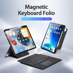 DUX DUCIS For iPad Air 13 (2026) / (2025) / (2024) / Pro 12.9 (2018) / (2020) / (2021) / (2022) Detachable Bluetooth-Compatible Keyboard Tablet Case