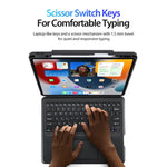 DUX DUCIS For iPad Air 13 (2026) / (2025) / (2024) / Pro 12.9 (2018) / (2020) / (2021) / (2022) Detachable Bluetooth-Compatible Keyboard Tablet Case