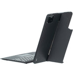 T0N10-AS For Xiaomi Pad 6S Pro 12.4 Leather Tablet Stand Cover with Detachable Backlit Touchpad Bluetooth-compatible Keyboard