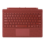 1089D For Microsoft Surface Pro 7+ / 7 / 6 / 5 / 4 / 3 Colorful Backlit Tablet Bluetooth-compatible Keyboard with Touchpad