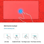 1089D For Microsoft Surface Pro 7+ / 7 / 6 / 5 / 4 / 3 Colorful Backlit Tablet Bluetooth-compatible Keyboard with Touchpad