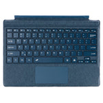 1089D For Microsoft Surface Pro 7+ / 7 / 6 / 5 / 4 / 3 Colorful Backlit Tablet Bluetooth-compatible Keyboard with Touchpad