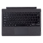 1089D For Microsoft Surface Pro 7+ / 7 / 6 / 5 / 4 / 3 Colorful Backlit Tablet Bluetooth-compatible Keyboard with Touchpad