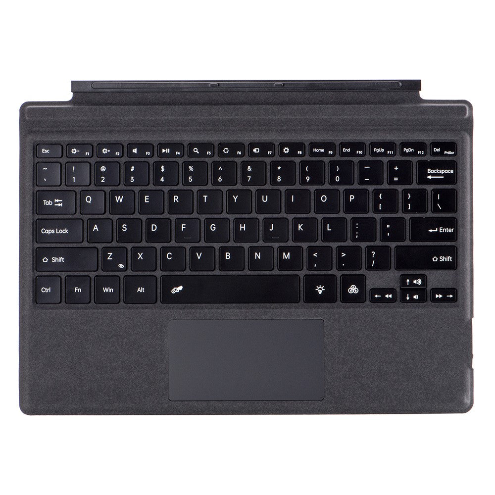 1089D For Microsoft Surface Pro 7+ / 7 / 6 / 5 / 4 / 3 Colorful Backlit Tablet Bluetooth-compatible Keyboard with Touchpad