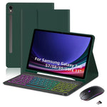 RGB-X710D Bluetooth-Compatible Keyboard Mouse Set for Samsung Galaxy Tab S10 FE / S9 FE / S9 / S8 / S7 RGB Backlit Keyboard + Mouse
