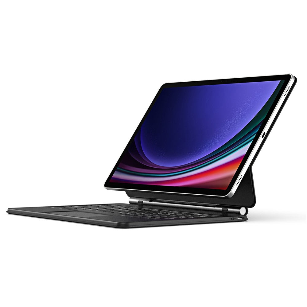 DUX DUCIS For Samsung Galaxy Tab S10+ / S9+ / S9 FE+ / S8+ / S7+ Case Trackpad Magnetic Bluetooth-compatible Keyboard Leather Tablet Cover