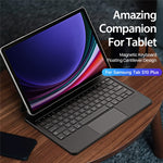 DUX DUCIS For Samsung Galaxy Tab S10+ / S9+ / S9 FE+ / S8+ / S7+ Case Trackpad Magnetic Bluetooth-compatible Keyboard Leather Tablet Cover