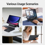 DUX DUCIS For Samsung Galaxy Tab S10+ / S9 FE+ / S9+  Leather Tablet Case with Magnetic Detachable Keyboard