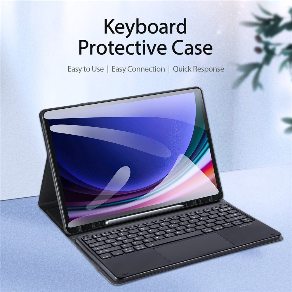 DUX DUCIS For Samsung Galaxy Tab S10 Plus Bluetooth-compatible Keyboard + Tablet Leather Case