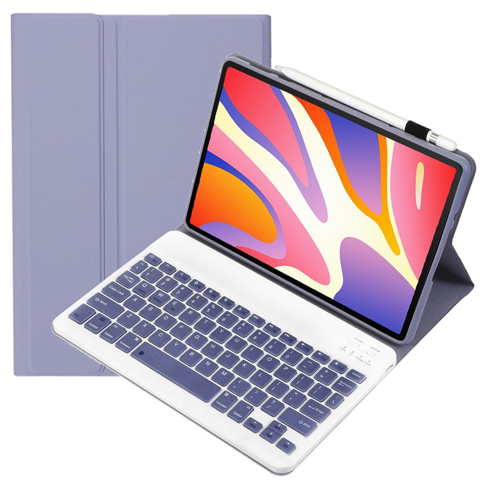 AH17 For Huawei MatePad 11.5 Protective Case with Removable Bluetooth-compatible Keyboard Anti-Drop Leather Stand Cover