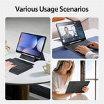 DUX DUCIS For Samsung Galaxy Tab S10 Ultra / S9 Ultra / S8 Ultra Leather Tablet Case with Magnetic Detachable Keyboard