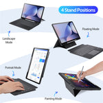 DUX DUCIS For Samsung Galaxy Tab S10 Ultra / S9 Ultra / S8 Ultra Leather Tablet Case with Magnetic Detachable Keyboard