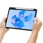 TH12-AS For Huawei MatePad Pro 11 (2024) / (2022) Leather Stand Cover + Backlit Touchpad Bluetooth-compatible Keyboard