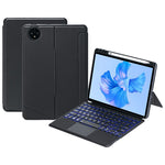 TH12-AS For Huawei MatePad Pro 11 (2024) / (2022) Leather Stand Cover + Backlit Touchpad Bluetooth-compatible Keyboard
