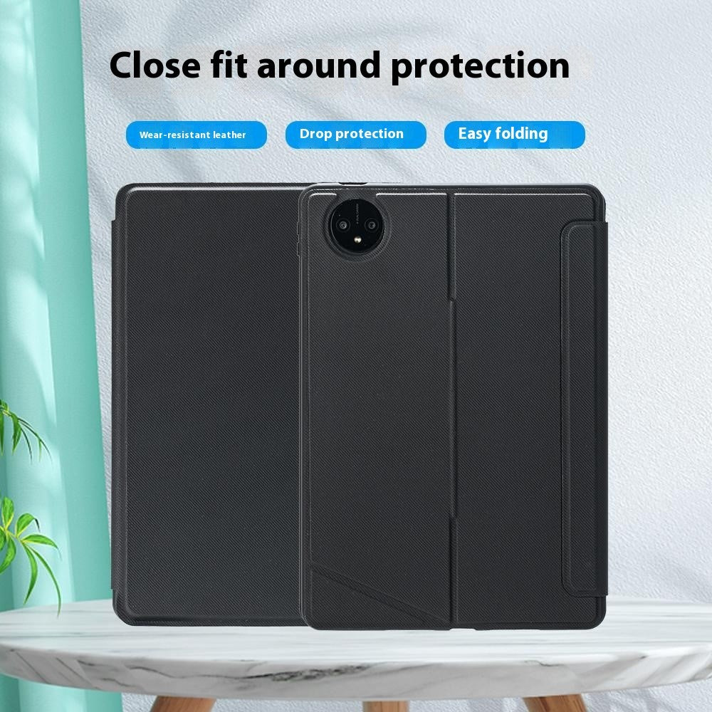 TH12-AS For Huawei MatePad Pro 11 (2024) / (2022) Leather Stand Cover + Backlit Touchpad Bluetooth-compatible Keyboard