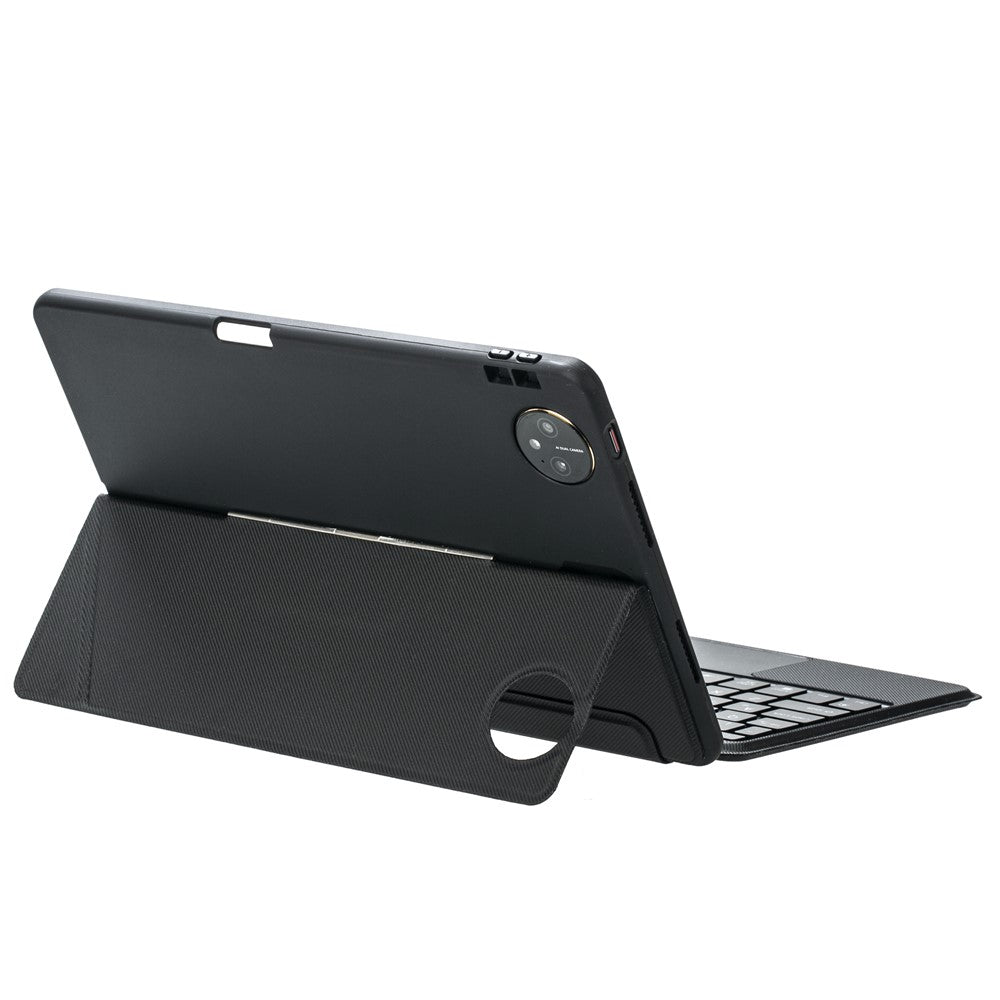 TH12-AS For Huawei MatePad Pro 11 (2024) / (2022) Leather Stand Cover + Backlit Touchpad Bluetooth-compatible Keyboard