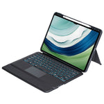 TH18-AS For Huawei MatePad Pro 13.2 Leather Stand Cover + Backlit Touchpad Bluetooth-compatible Keyboard
