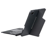 T0N7-AS For Xiaomi Pad 6 Pro / Pad 6 Leather Stand Cover + Backlit Touchpad Bluetooth-compatible Keyboard