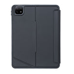 T0N7-AS For Xiaomi Pad 6 Pro / Pad 6 Leather Stand Cover + Backlit Touchpad Bluetooth-compatible Keyboard