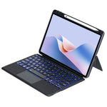 TH20-AS For Huawei MatePad 11.5 S (2024) Leather Stand Cover + Backlit Touchpad Bluetooth-compatible Keyboard