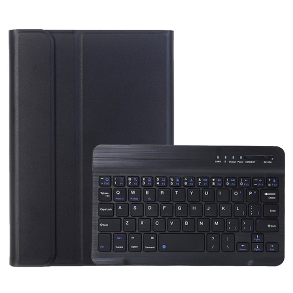 A0M7 For Lenovo Tab M8 (4th Gen) 2023 TB-300FU Leather+TPU Tablet Cover with Bluetooth-compatible Keyboard