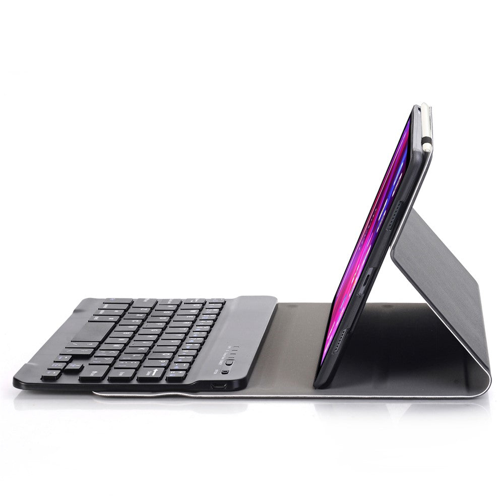 A0M7 For Lenovo Tab M8 (4th Gen) 2023 TB-300FU Leather+TPU Tablet Cover with Bluetooth-compatible Keyboard