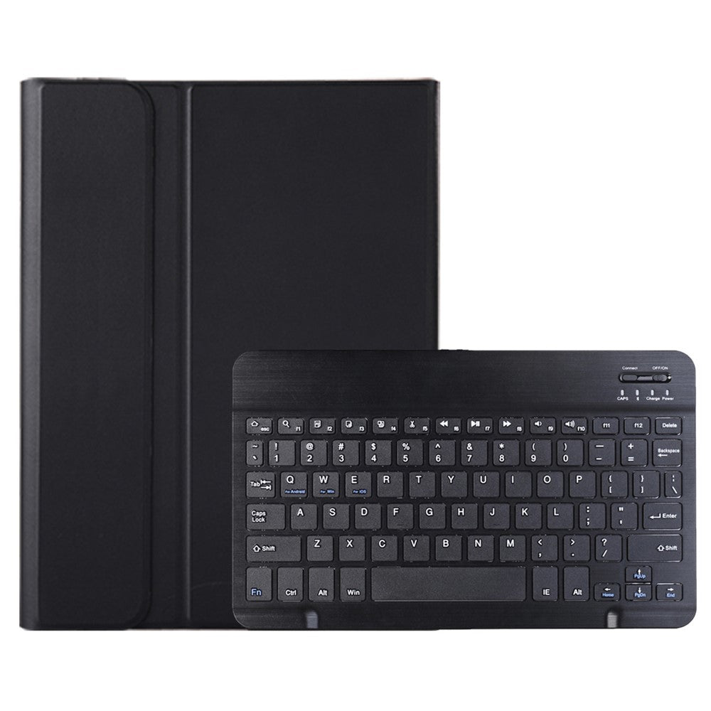 AM27 For Lenovo Tab K11 Plus Leather+TPU Tablet Cover with Bluetooth-compatible Keyboard