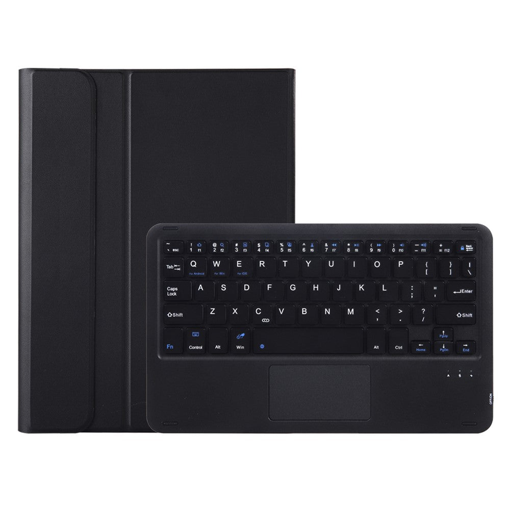 AM25-A For Lenovo Xiaoxin Pad 11 2024 Leather Tablet Cover with Touchpad Bluetooth-compatible Keyboard