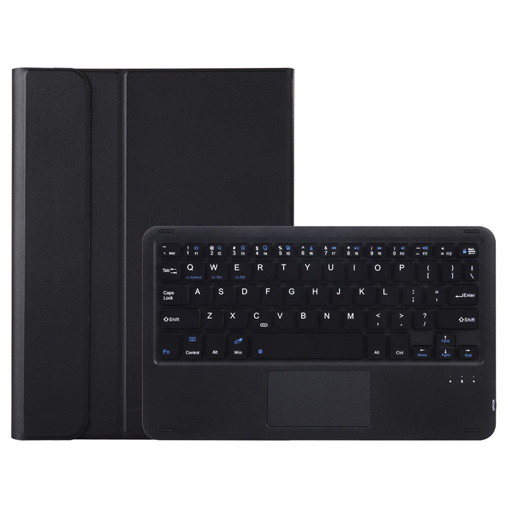 A0N13-A For Xiaomi Pad 8 / 8 Pro / Poco Pad X1 / Pad 7 Pro / Pad 7 Leather+TPU Tablet Cover with Touchpad Bluetooth-compatible Keyboard