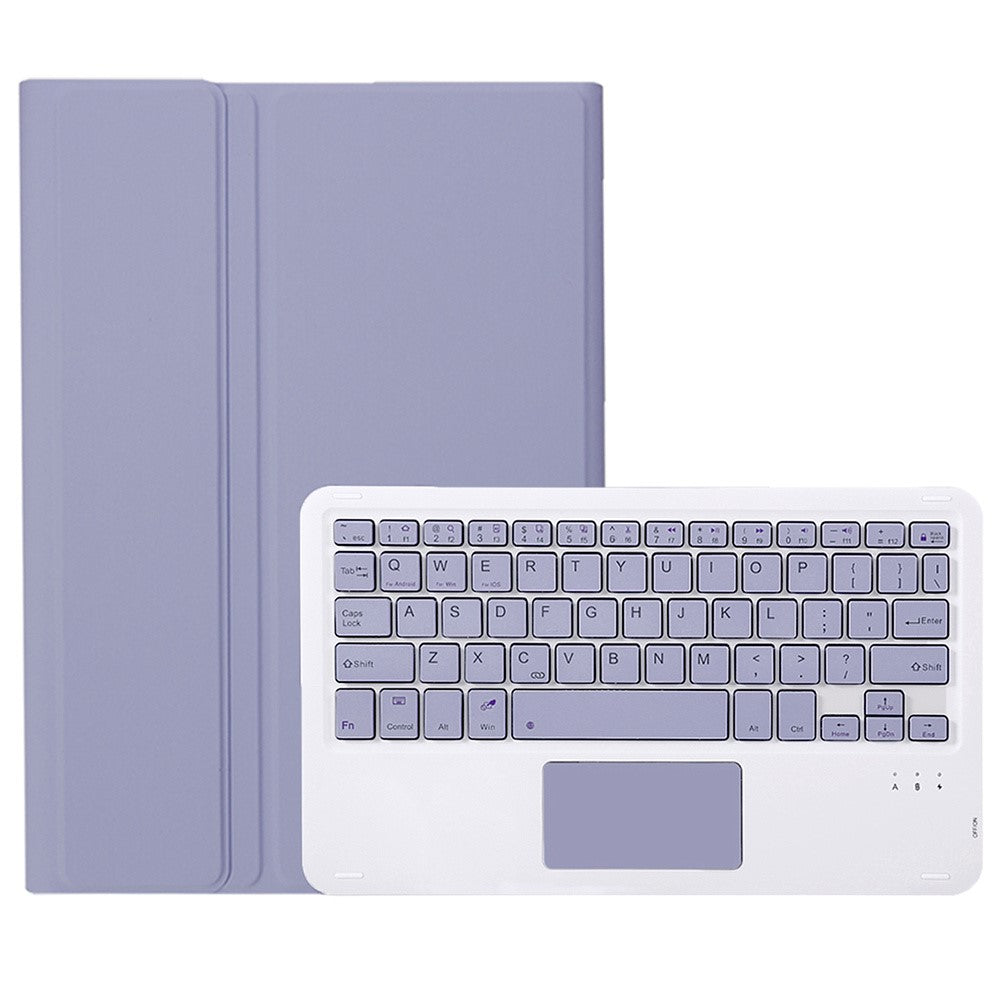 A0N13-A For Xiaomi Pad 8 / 8 Pro / Poco Pad X1 / Pad 7 Pro / Pad 7 Leather+TPU Tablet Cover with Touchpad Bluetooth-compatible Keyboard