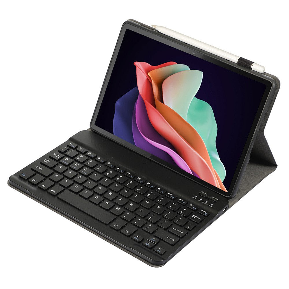 AH13 For Huawei MatePad SE 10.4-inch Leather+TPU Tablet Cover with Bluetooth-compatible Keyboard