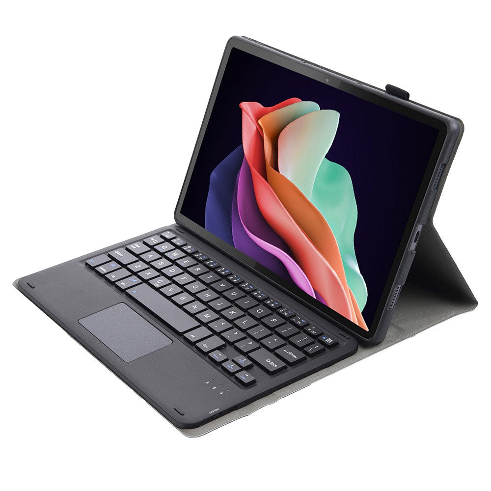 AH13-A For Huawei MatePad SE 10.4-inch Leather Tablet Cover with Touchpad Bluetooth-compatible Keyboard