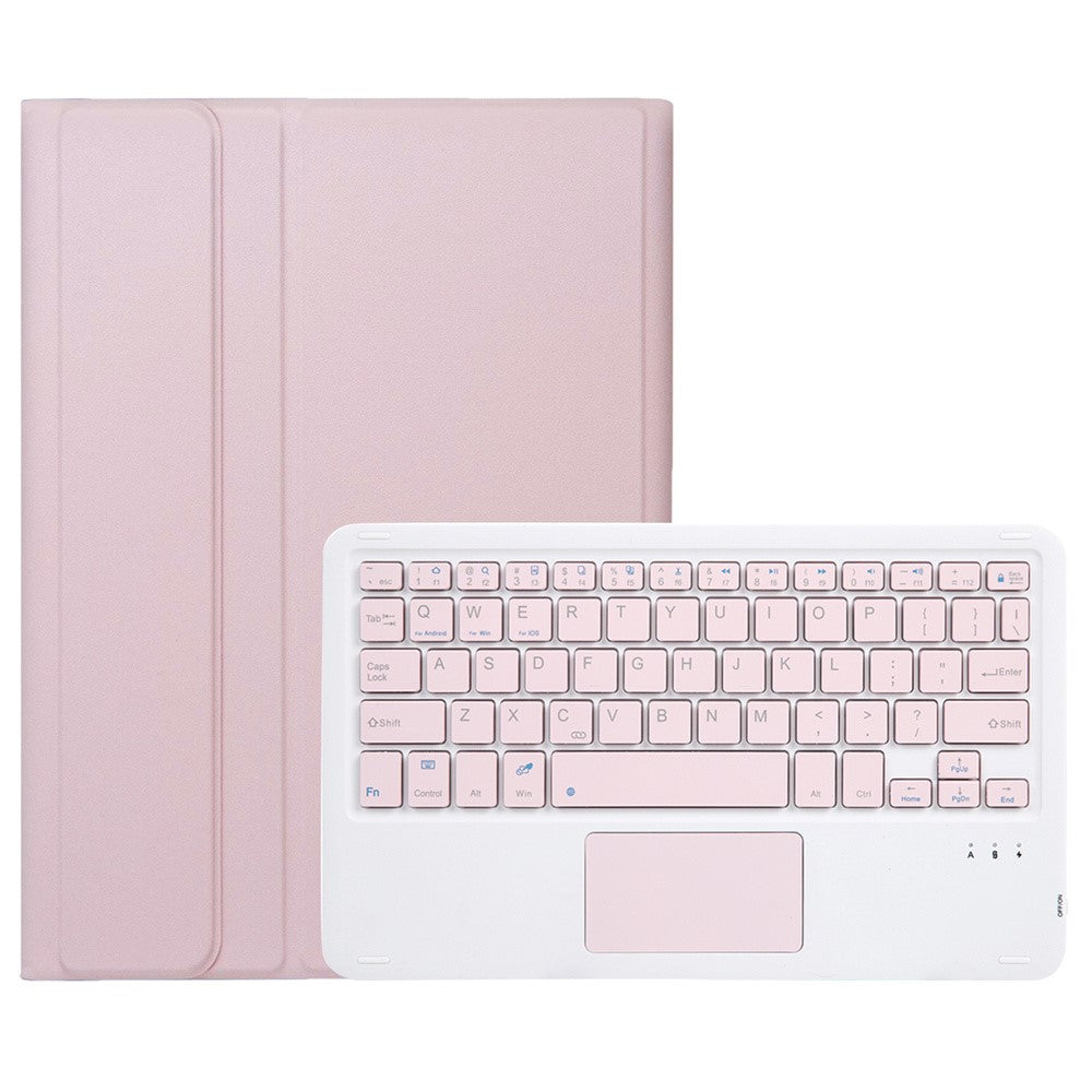 AH13-A For Huawei MatePad SE 10.4-inch Leather Tablet Cover with Touchpad Bluetooth-compatible Keyboard