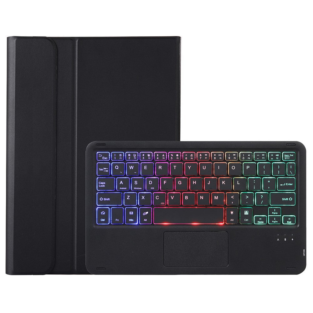 AH13-AS For Huawei MatePad SE 10.4-inch Leather Tablet Cover with Backlit Bluetooth-compatible Keyboard