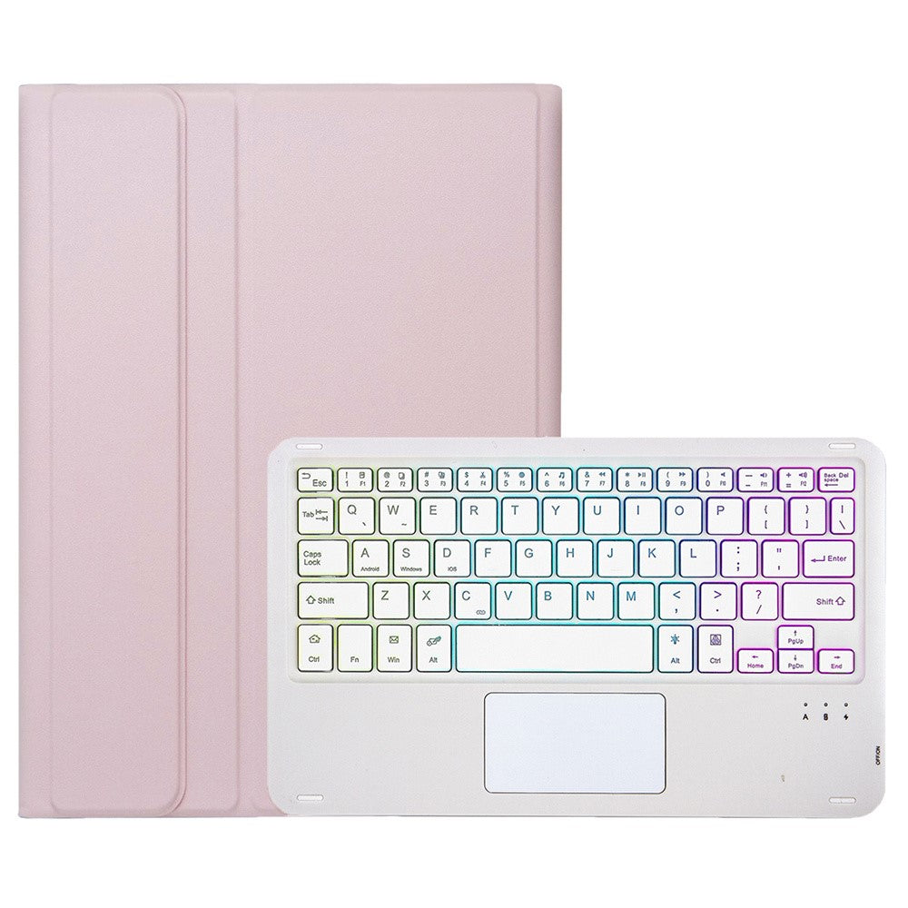 AH13-AS For Huawei MatePad SE 10.4-inch Leather Tablet Cover with Backlit Bluetooth-compatible Keyboard