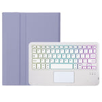 AH13-AS For Huawei MatePad SE 10.4-inch Leather Tablet Cover with Backlit Bluetooth-compatible Keyboard