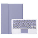 AH20-A For Huawei MatePad 11.5 S (2024) Leather+TPU Tablet Cover Bluetooth-compatible Keyboard Case with Touchpad
