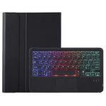 AH20-AS For Huawei MatePad 11.5 S (2024) Backlit Design Leather+TPU Tablet Cover Bluetooth-compatible Keyboard Case with Touchpad