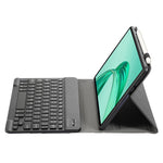 AH25 Til Honor Pad X9 / X8a Læder+TPU Ultratyndt Tabletcover med Bluetooth-kompatibelt Tastatur