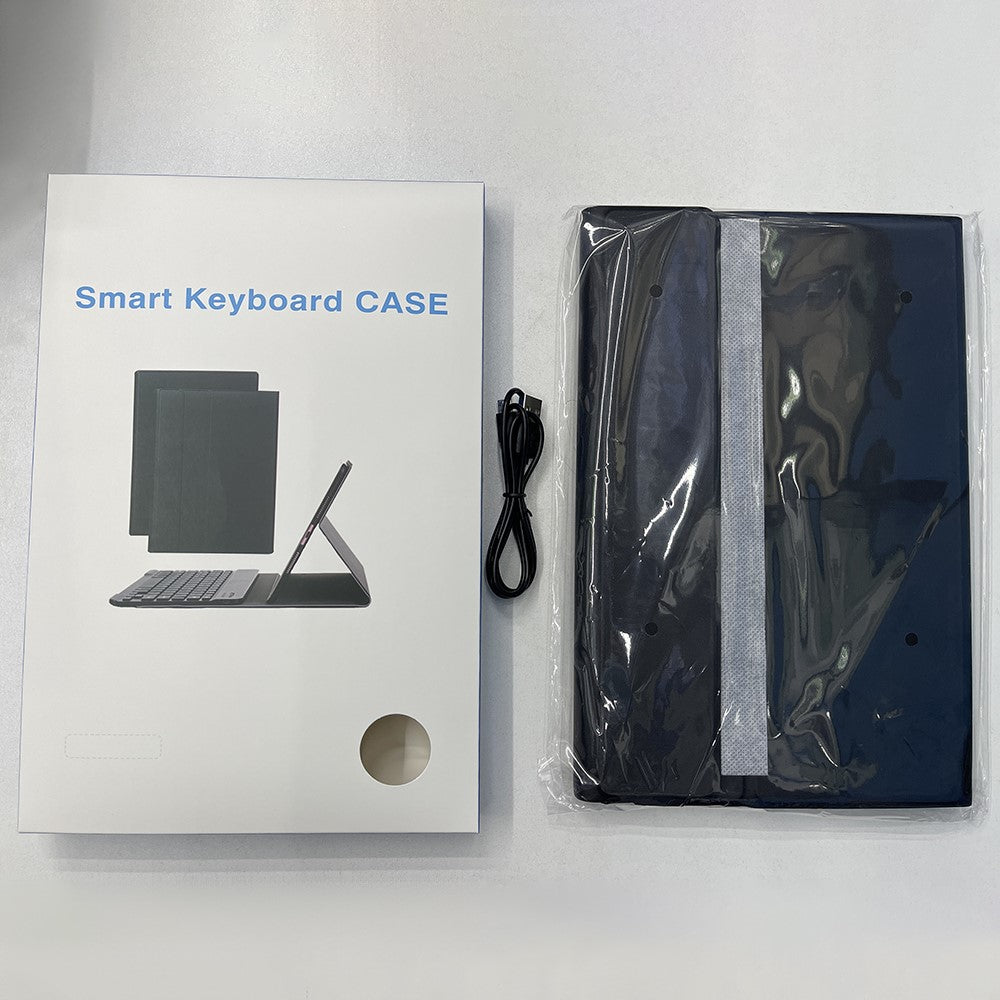 AH25 Til Honor Pad X9 / X8a Læder+TPU Ultratyndt Tabletcover med Bluetooth-kompatibelt Tastatur