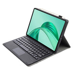 AH25-A For Honor Pad X9 / Pad X8a Leather Tablet Cover with Touchpad Bluetooth-compatible Keyboard