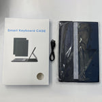 AH25-A For Honor Pad X9 / Pad X8a Leather Tablet Cover with Touchpad Bluetooth-compatible Keyboard