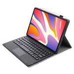 AH21-A For Huawei MatePad SE 11 Leather+TPU Tablet Cover with Touchpad Bluetooth-compatible Keyboard