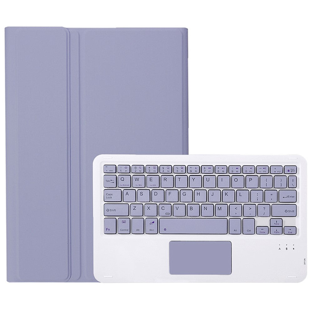 AH21-A For Huawei MatePad SE 11 Leather+TPU Tablet Cover with Touchpad Bluetooth-compatible Keyboard